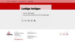 
                            9. Ledige boliger - Lejerbo