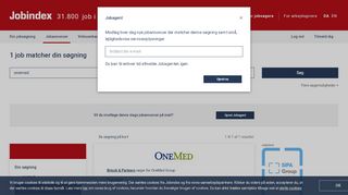 
                            12. Ledige job - Onemed | Jobindex