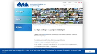 
                            6. Ledige kollegie- og ungdomsboliger - AKU-Aalborg