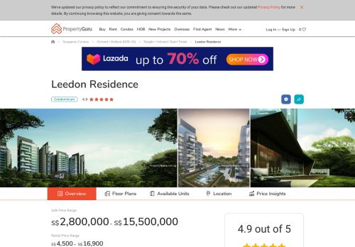 
                            3. Leedon Residence Condo Details in Tanglin / Holland / Bukit Timah ...