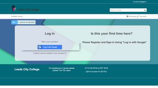 
                            10. Leeds City College - Moodle Cloud