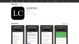 
                            8. Leetcode Client on the App Store - iTunes - Apple