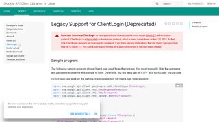 
                            7. Legacy Support for ClientLogin (Deprecated) | API Client Library for ...