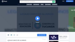 
                            5. LEGAJO UNICO DE ALUMNOS by Josefina Guerra on Prezi