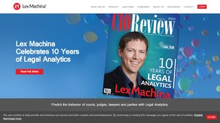 
                            12. Legal Analytics by Lex Machina