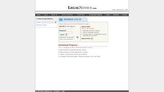 
                            12. Legal Notice - UCP Login