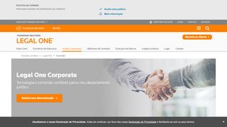 
                            9. Legal One Corporate | Brasil | Thomson Reuters