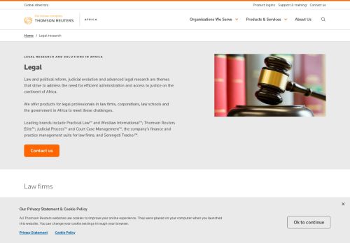 
                            10. Legal research | Africa | Thomson Reuters