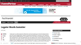 
                            10. Legaler Musik-Sammler - channelpartner.de