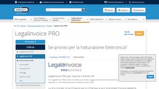 
                            4. Legalinvoice PRO, gestione Fatturazione Elettronica per ... - InfoCert