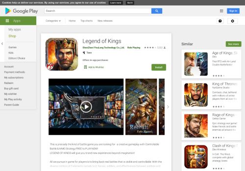 
                            9. Legend of Kings - Apps on Google Play