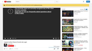 
                            10. Legend online Classic Evento de Login - YouTube