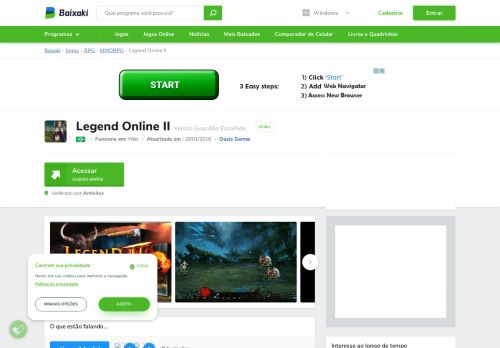 
                            4. Legend Online II Download - Baixaki
