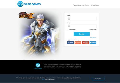 
                            5. Legend Online|logowanie|gra rpg