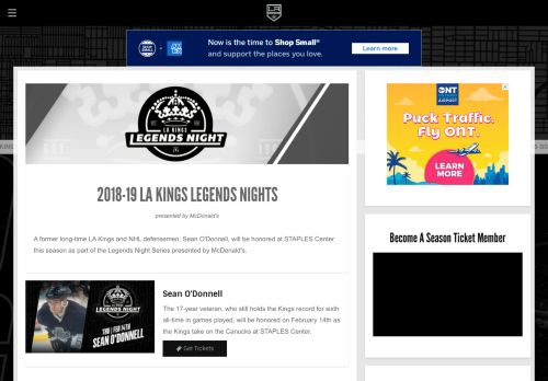 
                            10. Legends Night - Honoring Former LA Kings Legends | Los Angeles ...