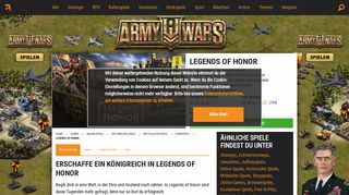 
                            8. Legends of Honor kostenlos spielen | Browsergames.de