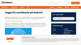 
                            7. Legge til e-postkonto på Android - FastName.no