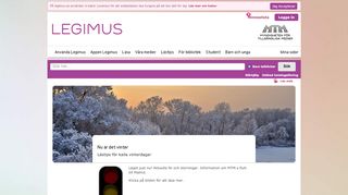 
                            2. Legimus: Startsida