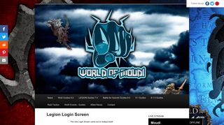 
                            11. Legion Login Screen | World of Warcraft GamePlay Guides