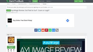 
                            9. LEGIT - AyuWage Review: Get Paid to Surf - Scam or Legit? | Earn ...