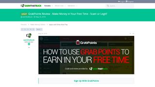 
                            8. LEGIT - GrabPoints Review - Make Money in Your Free Time - Scam or ...