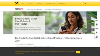 
                            5. Legitimationsprüfung zur Identitätsfeststellung | Deutsche Post ...