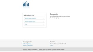 
                            8. Legitimering - AFA Försäkring