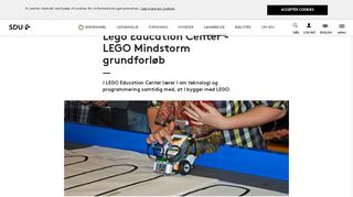 
                            12. Lego Education Center LEGO Mindstorm grundforløb - Syddansk ...
