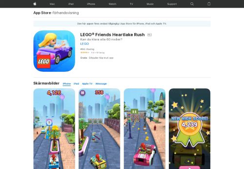 
                            11. LEGO® Friends Heartlake Rush i App Store - iTunes - Apple