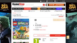 
                            13. Lego Worlds Gamestop