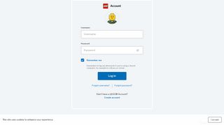 
                            5. LEGO.com Login to your LEGO® Account