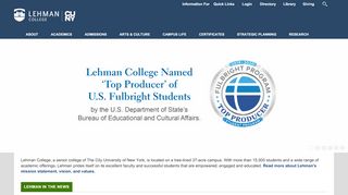 
                            8. Lehman College