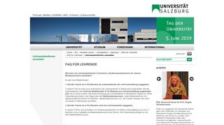 
                            12. LehrassistentInnen anmelden - Universität Salzburg