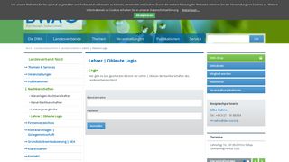 
                            9. Lehrer | Obleute Login - Landesverband Nord - DWA - Deutsche ...