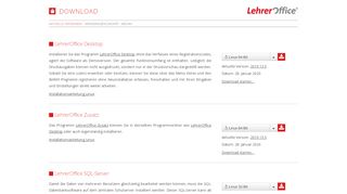 
                            2. LehrerOffice – Download – Aktuelle Versionen