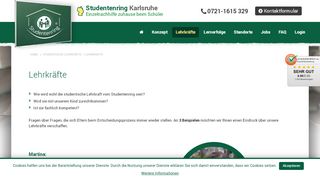 
                            3. Lehrkräfte - Studentenring Karlsruhe Einzelnachhilfe zuhause beim ...