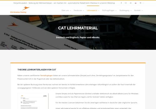 
                            9. Lehrmaterial – Civil Aviation Training Europe