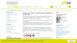 
                            8. Lehrplan 21 - phGR Pädagogische Hochschule Graubünden