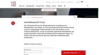 
                            13. Lehrstellen :: VSE - Verband Schweizerischer Elektrizitätsunternehmen