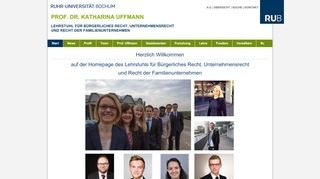 
                            6. Lehrstuhl für Bürgerliches Recht - Uffmann - RUB - ZRS