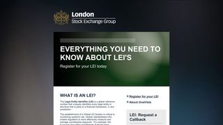 
                            4. LEI - London Stock Exchange Group