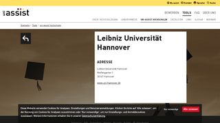 
                            9. Leibniz Universität Hannover | uni-assist e.V.