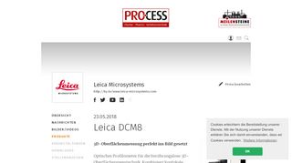 
                            11. Leica DCM8 - Process