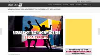
                            11. Leica Shutdown their Cloud Service for Photographers Leica Fotopark ...