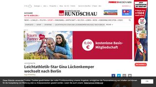 
                            4. Leichtathletik-Star Gina Lückenkemper wechselt nach Berlin | wr.de ...