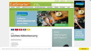 
                            13. Leichtes Hähnchencurry | EAT SMARTER