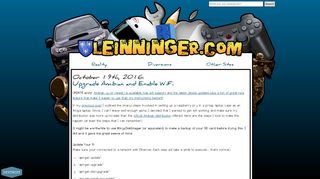 
                            1. Leinninger.com » Upgrade Amibian and Enable WiFi