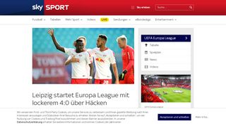 
                            10. Leipzig startet Europa League mit lockerem 4:0 über Häcken - Sky ...