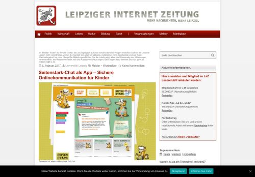 
                            9. Leipziger Internet Zeitung: Seitenstark-Chat als App – Sichere ...