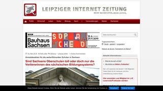 
                            8. Leipziger Internet Zeitung: Sind Sachsens Oberschulen toll oder doch ...